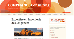 Desktop Screenshot of compliance-consulting.fr