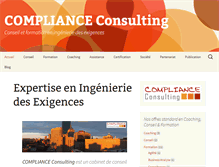 Tablet Screenshot of compliance-consulting.fr